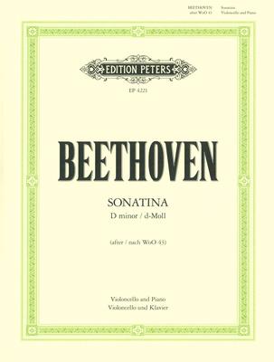 Edition Peters Beethoven Sonatine WoO43 Cello