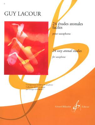 Editions Billaudot Etudes Atonales Faciles Sax