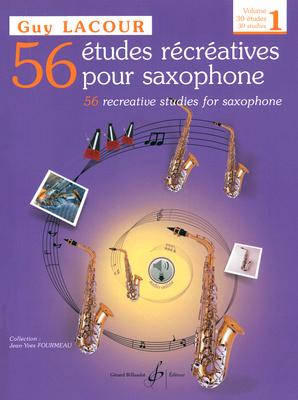 Editions Billaudot 56 Etudes Recreatives Sax 1