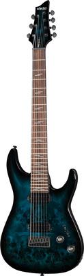 Schecter Omen Elite-7 See Blue Burst