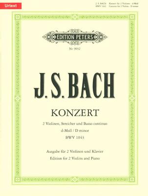 Edition Peters Bach Violinkonzert BWV 1043