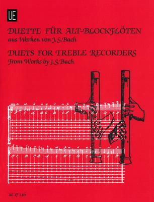Universal Edition Bach Duette Altblockflöte