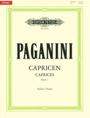 Edition Peters Paganini 24 Capricci Violin