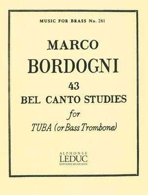 Alphonse Leduc 43 Bel Canto Studies Tuba