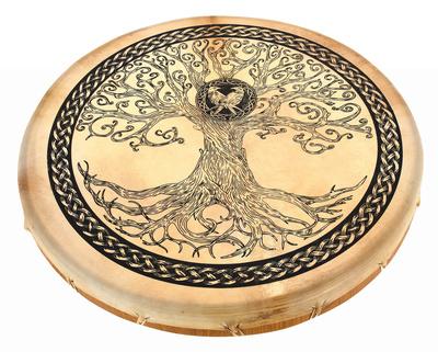 Terre Shaman Drum Goat Skin Tree 60