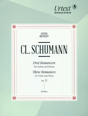 Breitkopf & Härtel Cl. Schumann Romanzen Violin