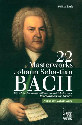 Acoustic Music Books 22 Masterworks J.S.Bach