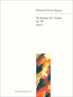 Breitkopf & Härtel Kayser Etüden op. 20 Violin