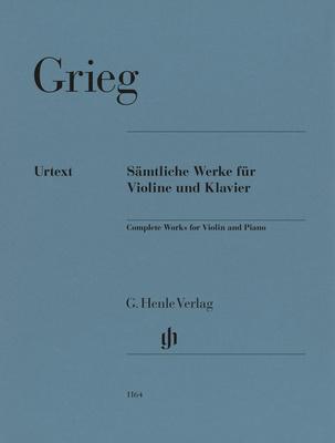 Henle Verlag Grieg Sämtliche Werke Violin