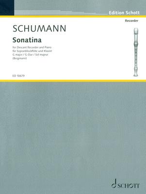 Schott Schumann Sonatina Blockflöte