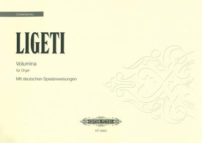 Edition Peters Ligeti Volumina