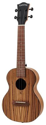 Cascha Concert Ukulele Zebra Wood