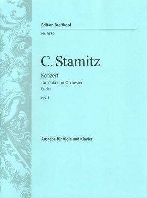 Breitkopf & Härtel Stamitz Violakonzert op.1