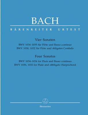 Bärenreiter Bach 4 Sonaten für Flöte