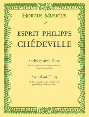 Bärenreiter Chédeville Galante Duos Alt
