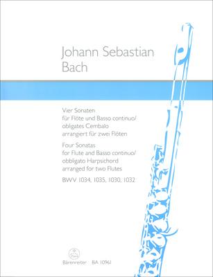 Bärenreiter Bach 4 Sonaten für 2 Flöten