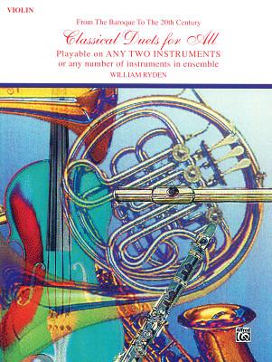 Alfred Music Publishing Classical Duets for All Violin