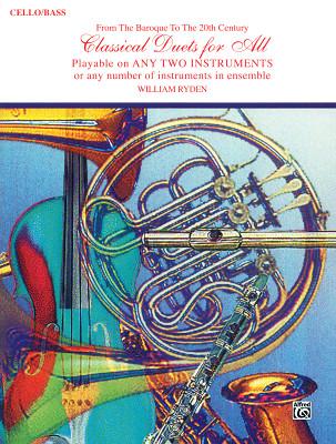 Alfred Music Publishing Classical Duets for All Cello