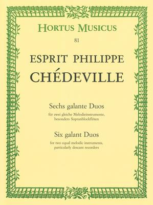 Bärenreiter Chédeville Galante Duos Sopran