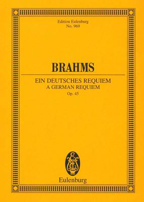 Edition Eulenburg Brahms Ein Deutsches Requiem