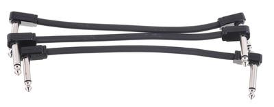 Ernie Ball Flex Patch Cable 6" black set"