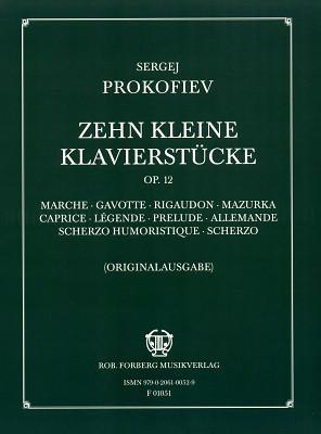 Robert Forberg Musikverlag Prokofjew Kleine Klavierstücke