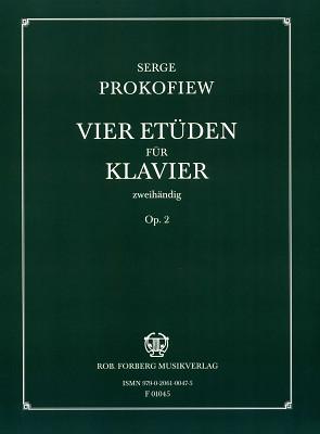 Robert Forberg Musikverlag Prokofjew 4 Etüden