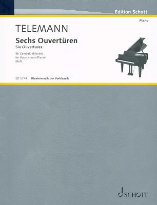Schott Telemann Sechs Ouvertüren