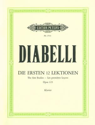Edition Peters Diabelli Erste 12 Lektionen