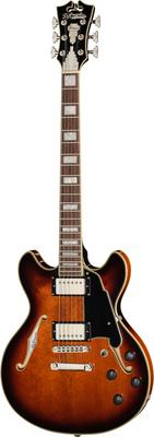 DAngelico Premier Mini DC Brown Burst