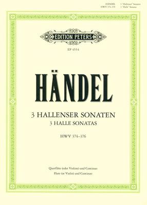 Edition Peters Händel Hallenser Sonaten