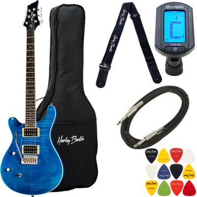 Harley Benton CST-24T LH Ocean Flame Bundle