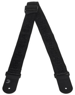 Daddario Guitar Strap 50B01 Black Satin