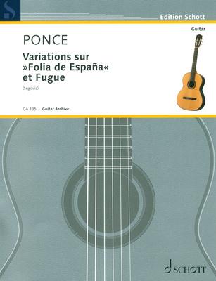 Schott Ponce Variations sur Folia