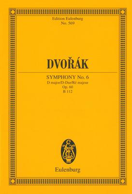 Edition Eulenburg Dvorak Sinfonie Nr. 6 D-Dur