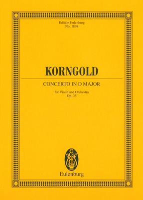 Edition Eulenburg Korngold Concert D-Dur op. 35