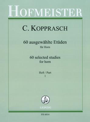 Friedrich Hofmeister Verlag Kopprasch 60 Etüden Horn 1