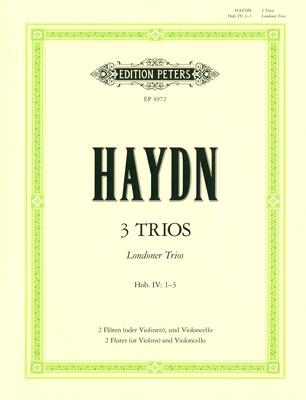 Edition Peters Haydn 3 Trios Flöten und Cello