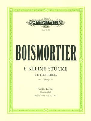 Edition Peters Boismortier 8 Stücke Fagott