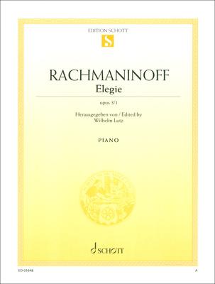 Schott Rachmaninow Elegie