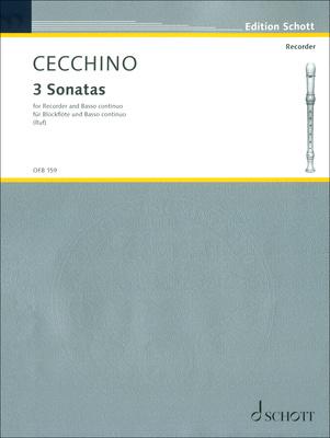 Schott Cecchino 3 Sonaten
