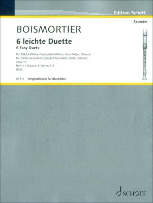 Schott Boismortier 6 leichte Duette 1