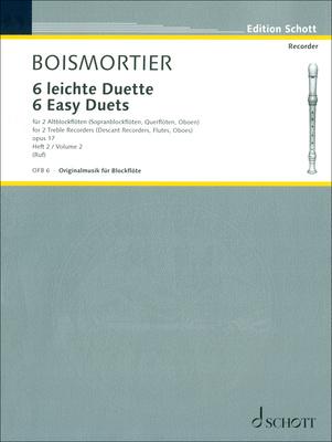Schott Boismortier 6 leichte Duette 2