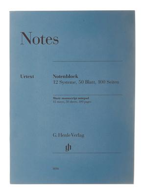 Henle Verlag Notenblock