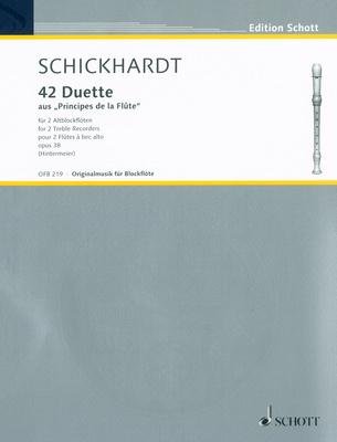 Schott Schickhardt 42 Duette op.38