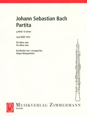 Zimmermann Verlag Bach Partita BWV 1013 Oboe