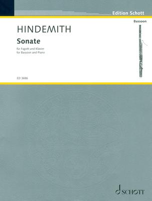 Schott Hindemith Sonate Fagott