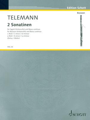 Schott Telemann 2 Sonatinen Fagott