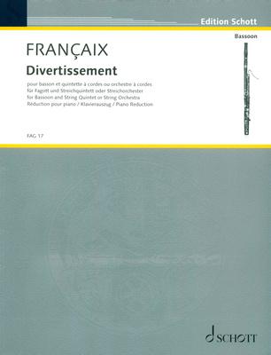 Schott Françaix Divertissement