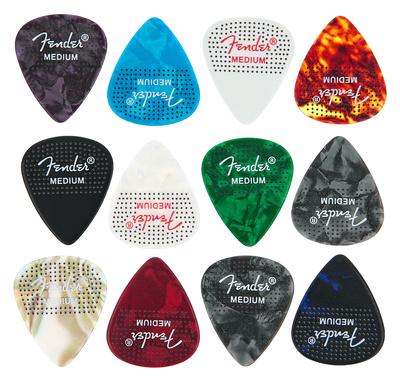 Fender 351 Dotted Celluloid 12Pk Med